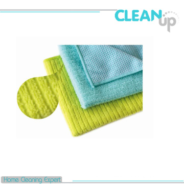 High Quality Double Use Microfiber Cloth One Side with Mesh